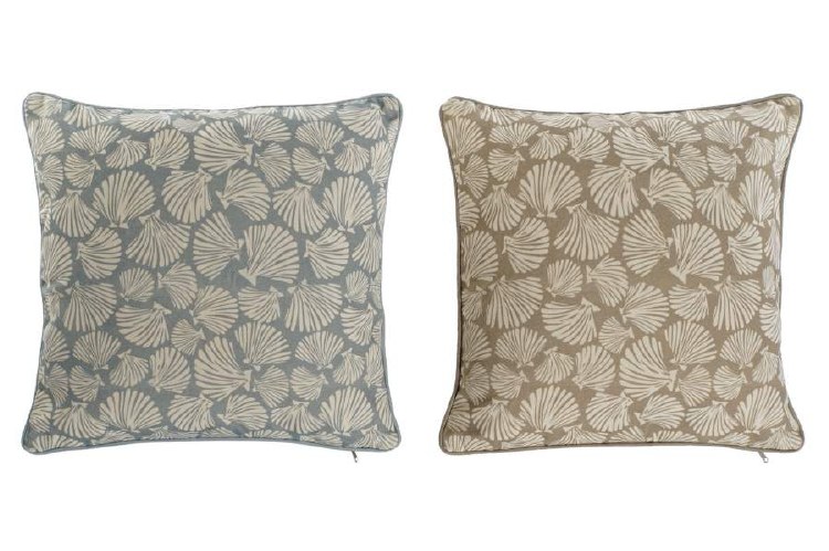 SHELL CUSHIONS 18" X 18"