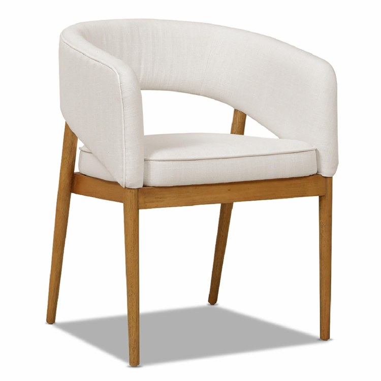 MIRAH EGGSHELL DINING CHAIR-WHITE