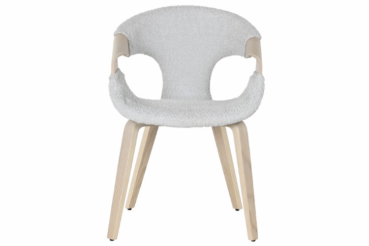DINING CHAIR W/ARMS-GREY