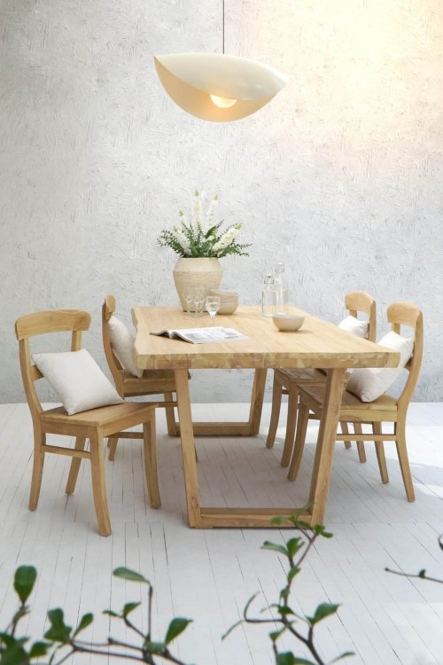 COUNTRY TEAK DINING TABLE