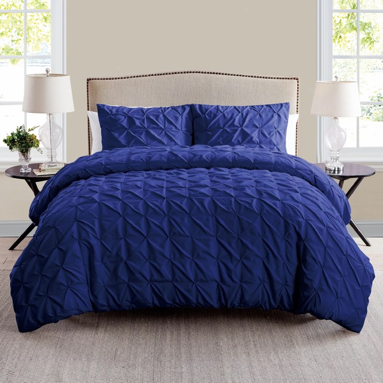 MADISON DUVET 3 PIECE SET-KING-NAVY