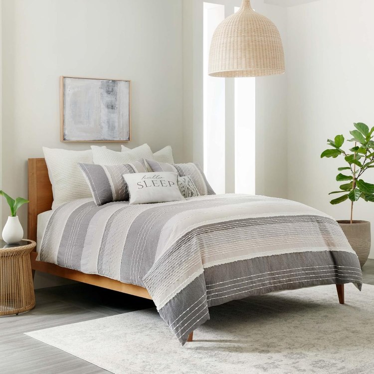 SANTANDER DUVET SET-KING-GREY