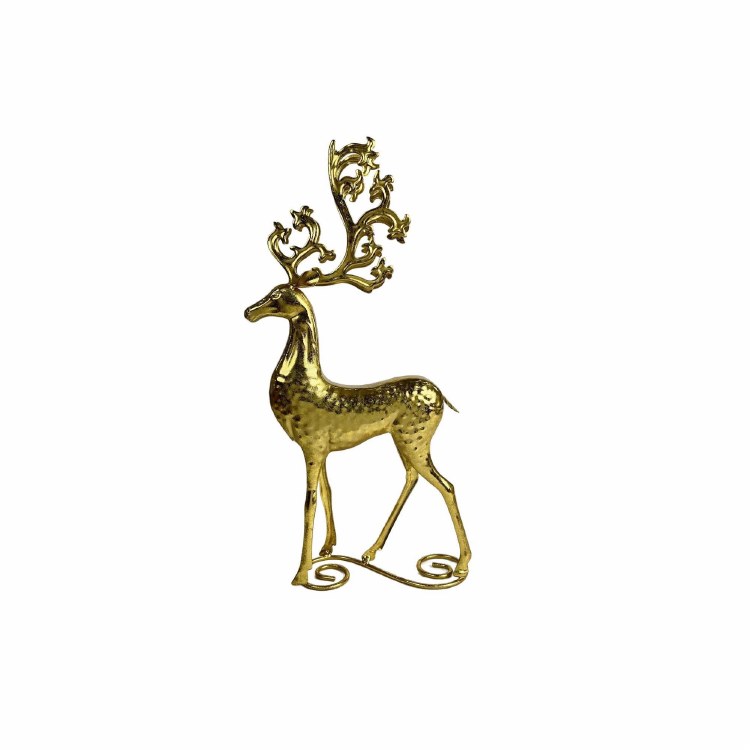 REINDEER FIG- GOLD