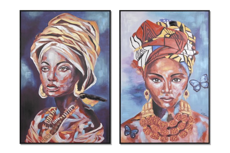 AFRICAN WOMEN FRAMED