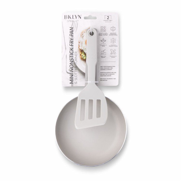 FRYING PAN W/TURNER-SET OF 2