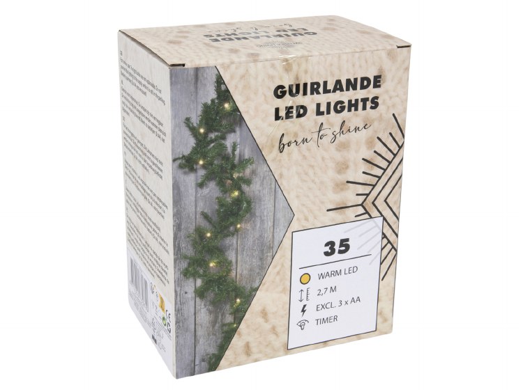 LED GARLAND W/TIMER