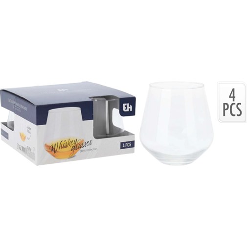 WISKEY GLASS SET- 4 PIECE