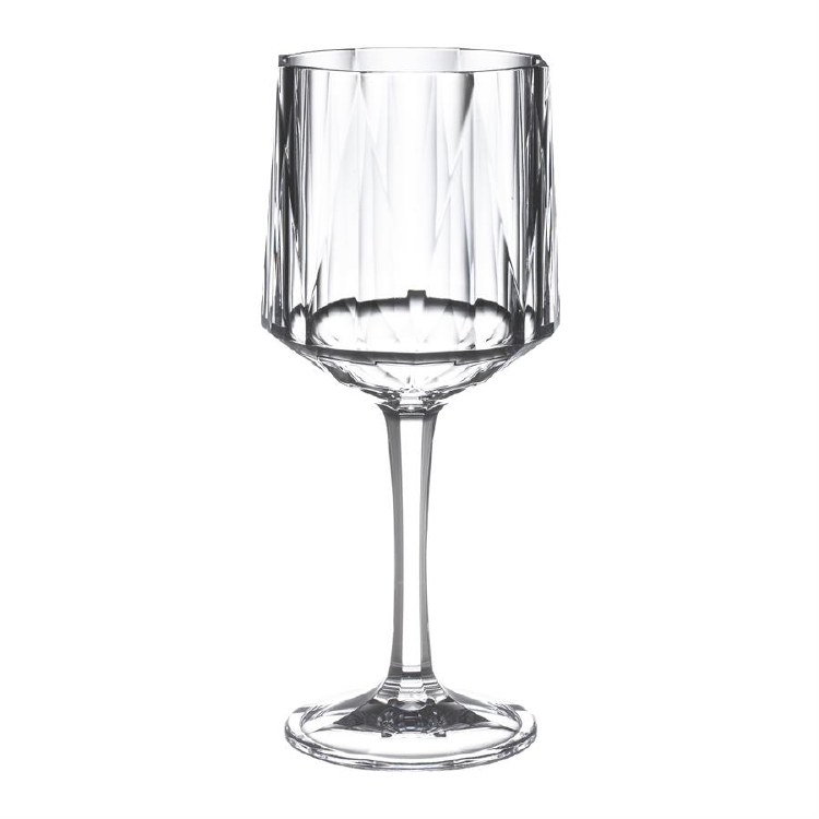 DIAMOND CLEAR WINE GLASS