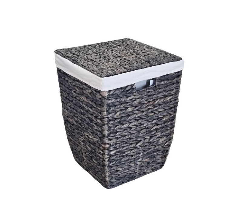 SEAGRASS HAMPER-DARK BROWN-SMALL