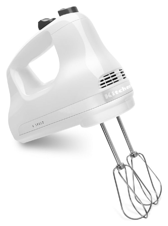 5-SPEED HAND MIXER-WHITE