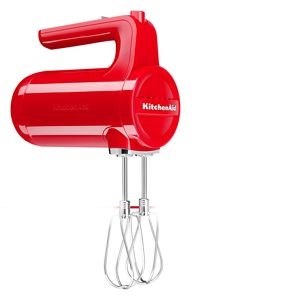 CORDLESS HAND MIXER-7 SPEED-PASSION RED