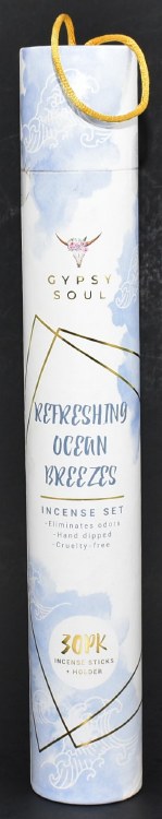 OCEAN BREEZE INCENSE W/HOLDER