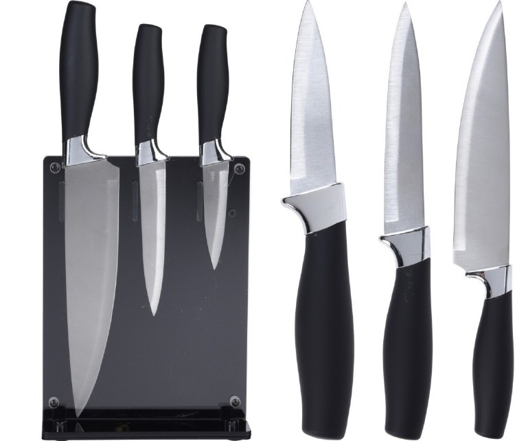 KNIFE SET W/STAND