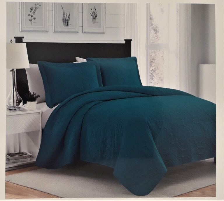 RIO ROYAL BLUE QUILT SET KING