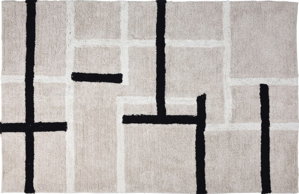 MODERN STRIPE RUG4FT X 6FT Gajah Home Inc.