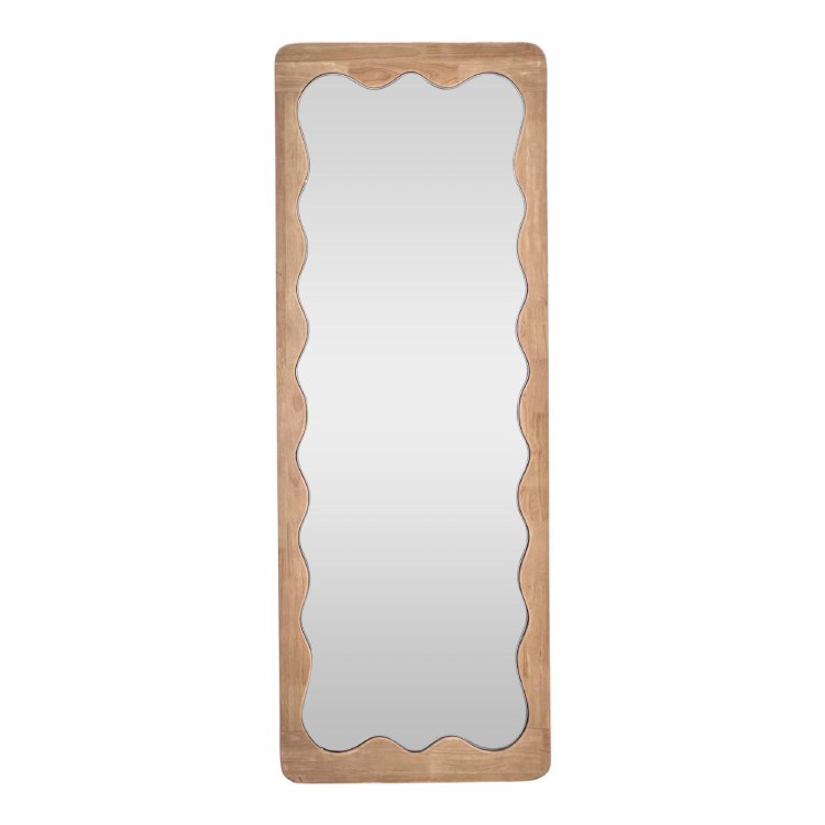 CURVY WOOD MIRROR