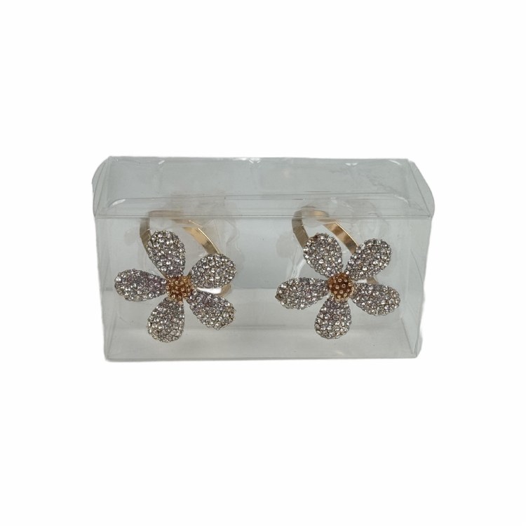 FLOWER NAPKIN RING S/2