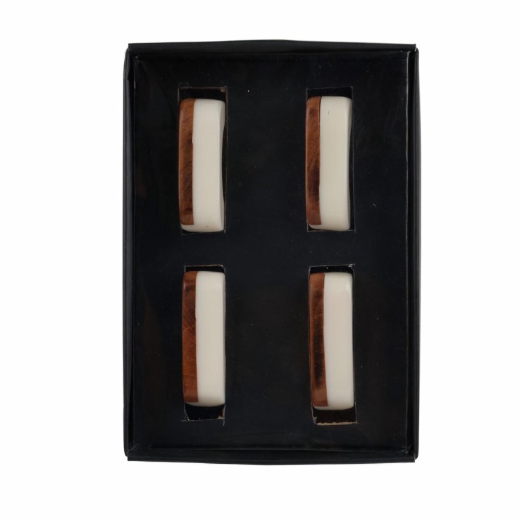 2TONE WD/RESIN NAPKIN RING
