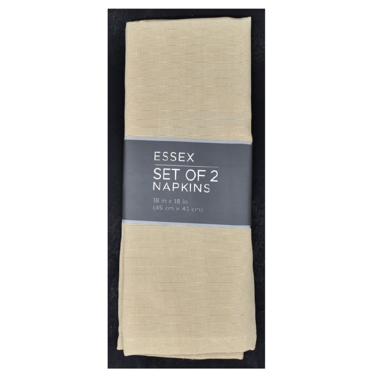 IVORY NAPKINS -SET/2