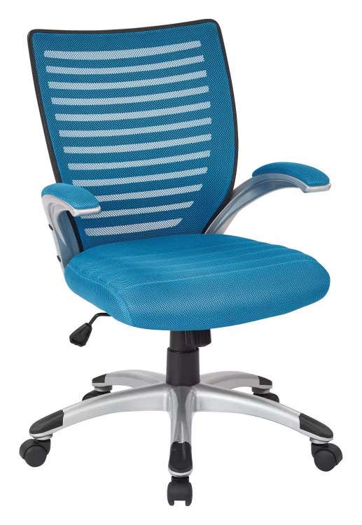 MESH OFFICE CHAIR- BLUE
