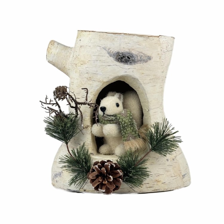 HOUSE W/RABBIT ORMNT