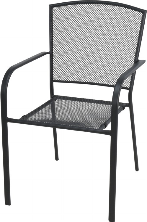 MESH OUTDOOR CHAIR-GREY