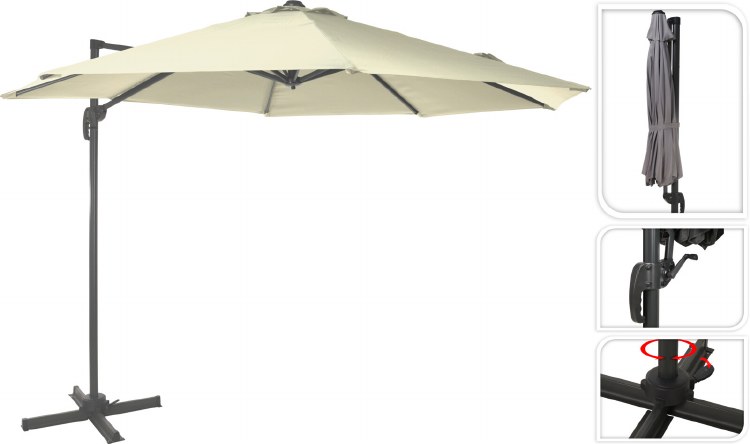 ROMA HANG UMBRELLA-CREAM