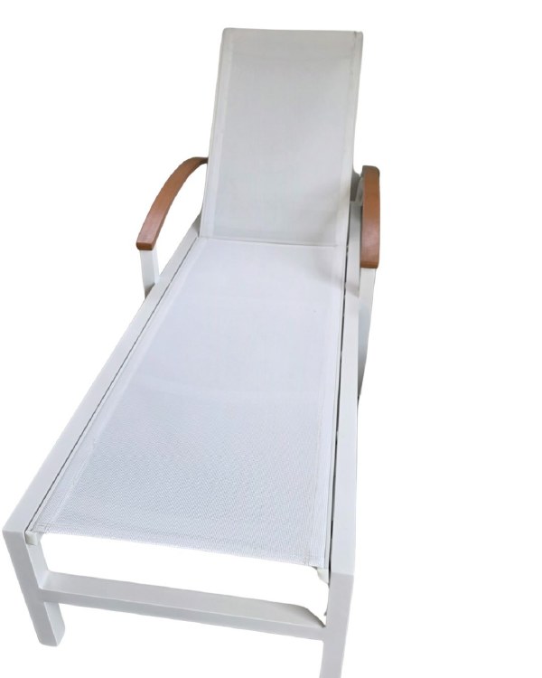 TEXTILENE LOUNGER-WHITE