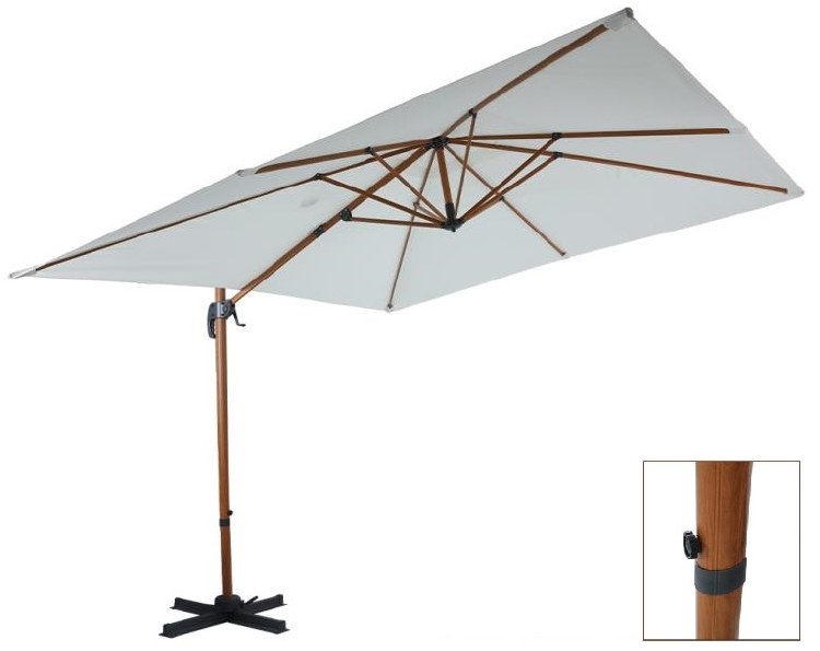 OUTDOOR STEEL ROTARY UMBRELLA