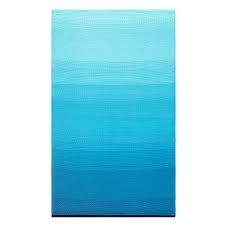 BIG SUR OUTDOOR RUG-TEAL-5FT X 8FT