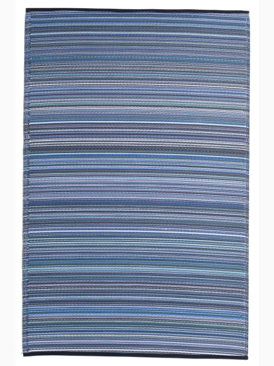 CANCUN INDIGO OUTDOOR RUG-5FT X 8FT