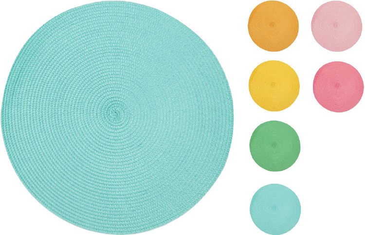 PASTEL ROUND PLACEMATS