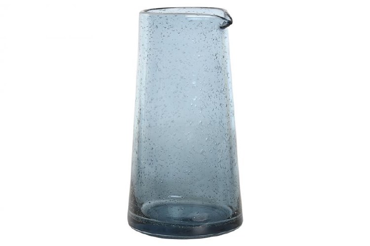GLASS PITCHER- BLUE