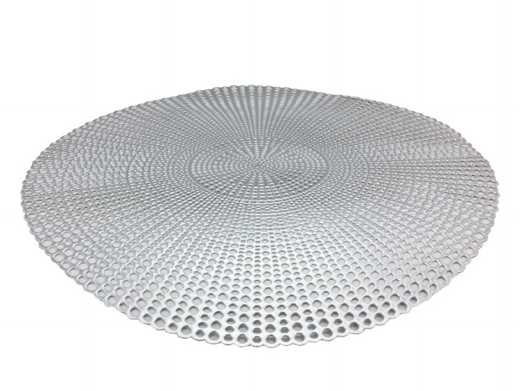 PLACEMAT RND SILVER