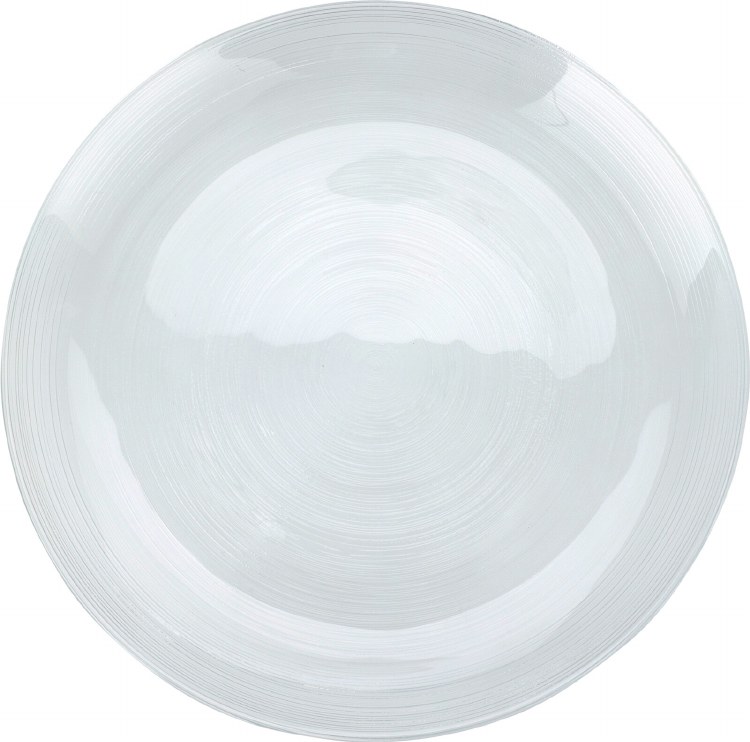 DINNER PLATE CLEAR GLASS