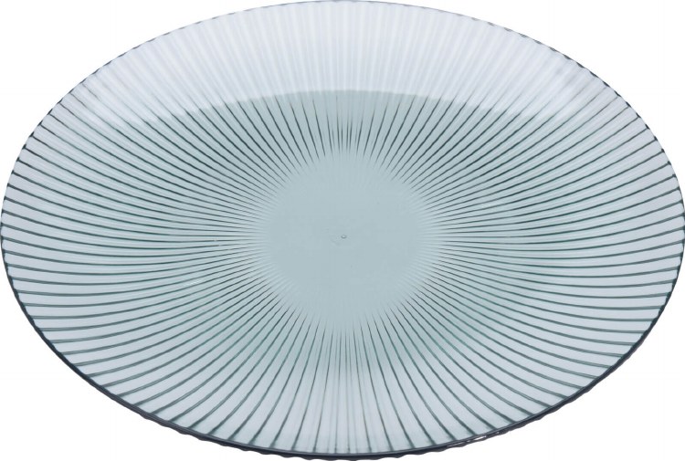 SALAD PLATE-GREY