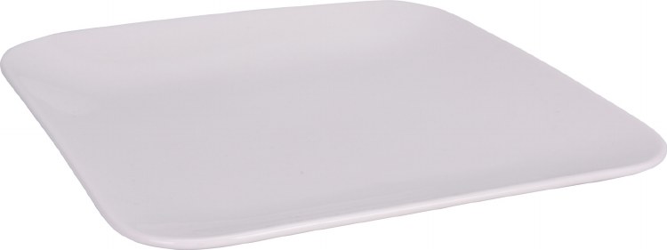 SALAD PLATE SQUARE-WHITE