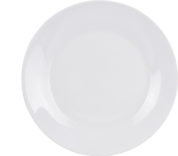 PORCELAIN SIDE PLATE-WHITE