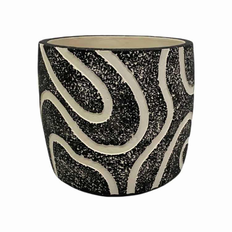 BLACK & WHITE PLANTER