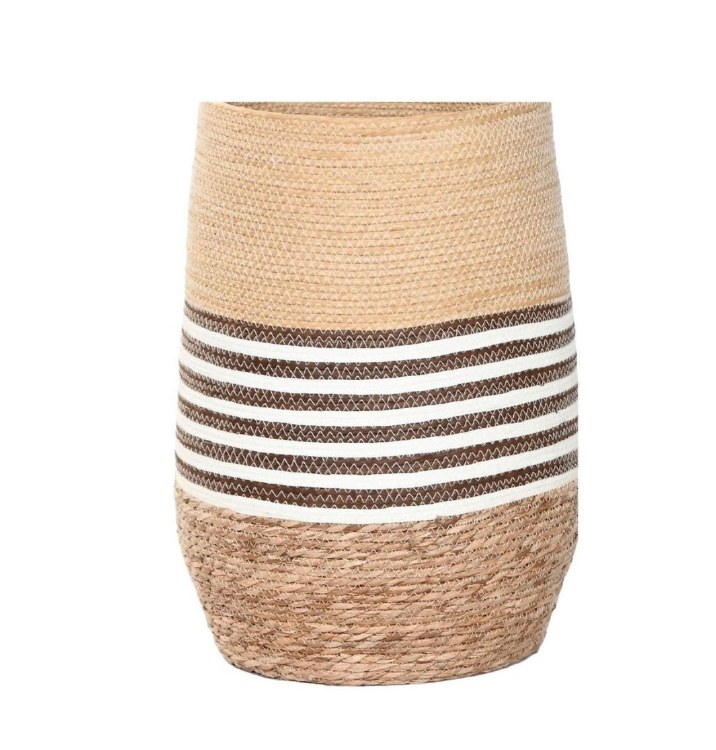 BRAID BASKET PLANTER- LARGE