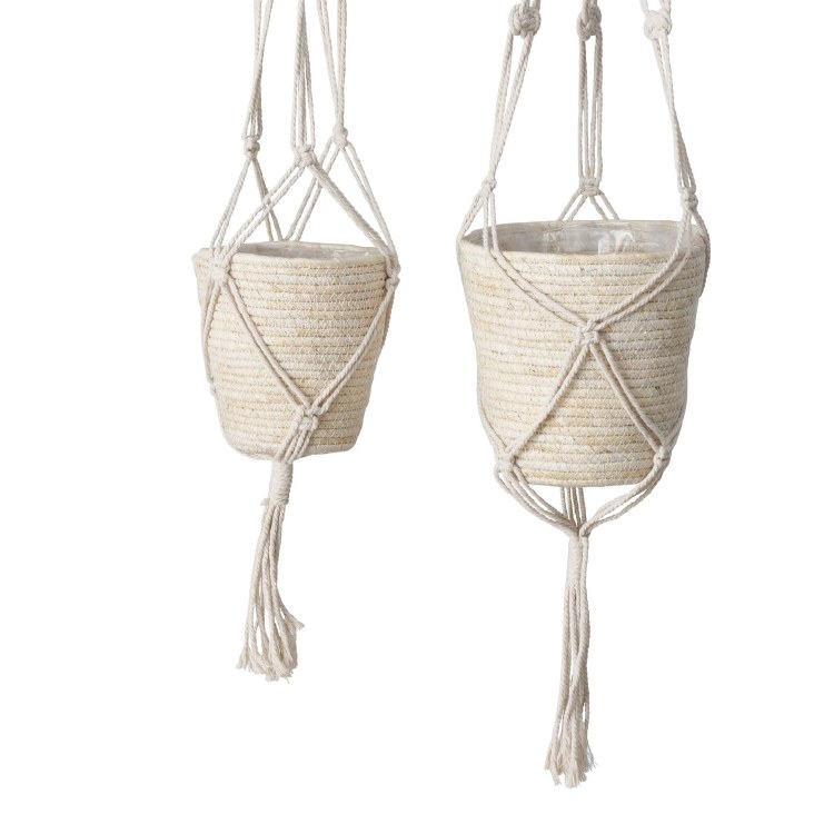 RISEVA PLANTER BASKET-LARGE