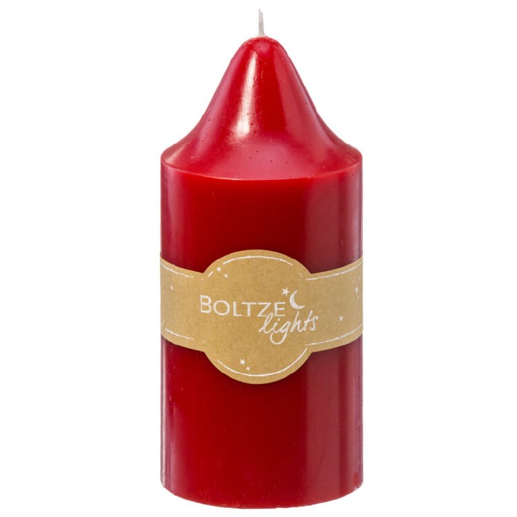 PILLAR CHURCH CANDLE-RED