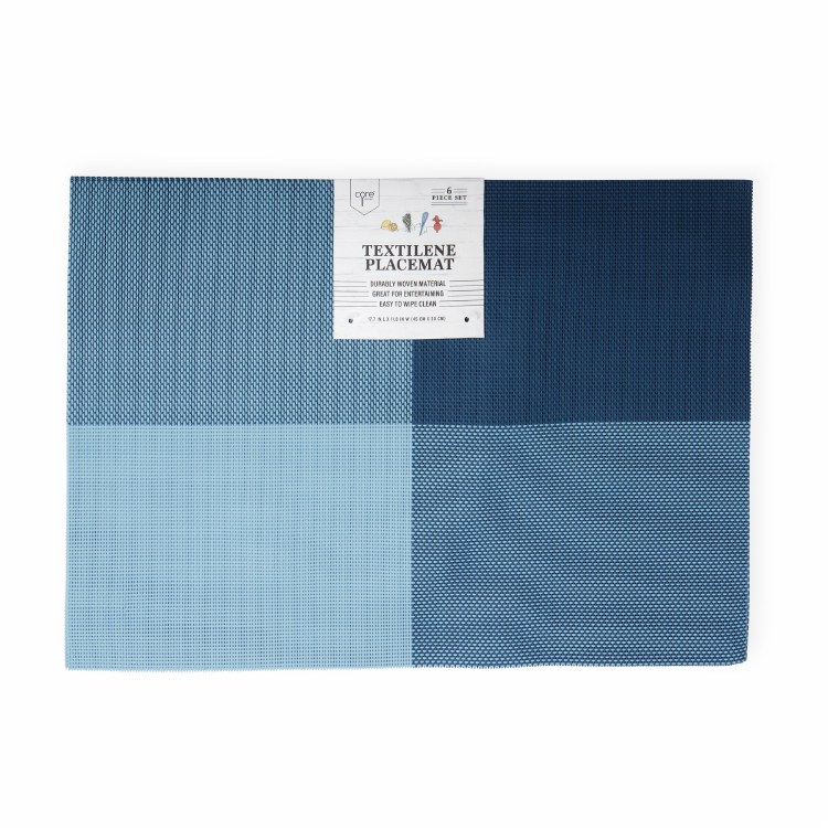 TEXTILINE PLACEMAT-BLUE