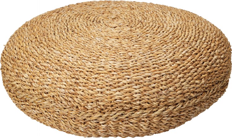 POUF ROUND FAT-NATURAL