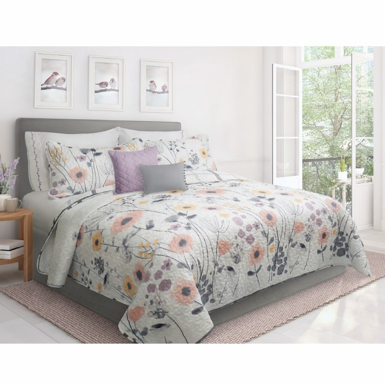 MIRABELLE QUILT SET- FULL/QUEEN