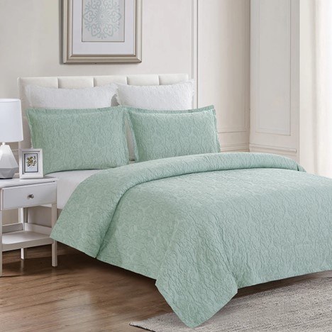 SHILOH SEA GLASS QUILT SET - QUEEN