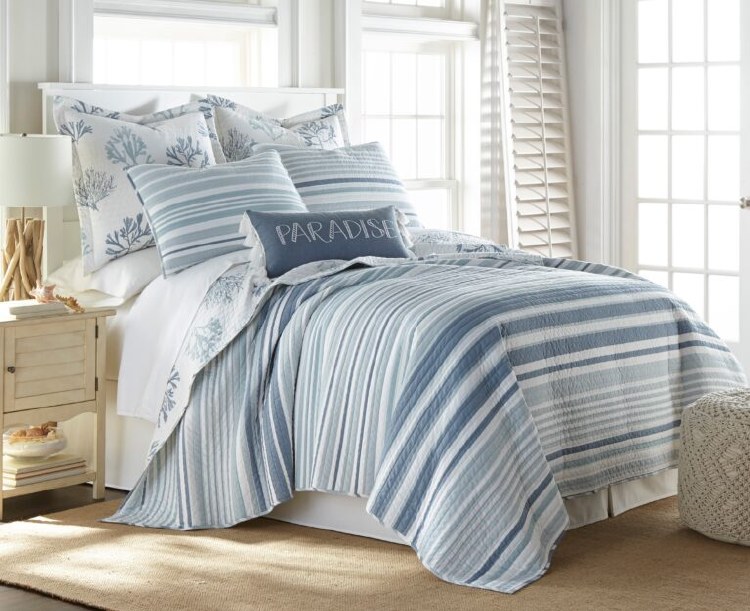 TRURO QUILT SET - 3PC-FULL/QUEEN