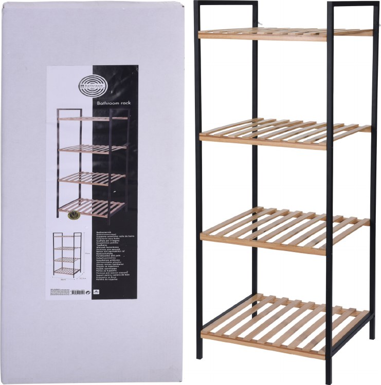 BAMBOO 4 SHELF RACK