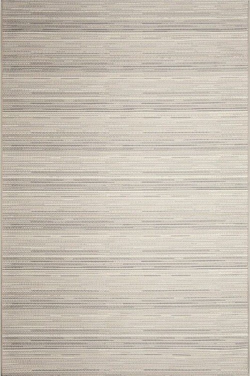 TWEED STRIPE SILVER & BROWN  RUG-20" X 60