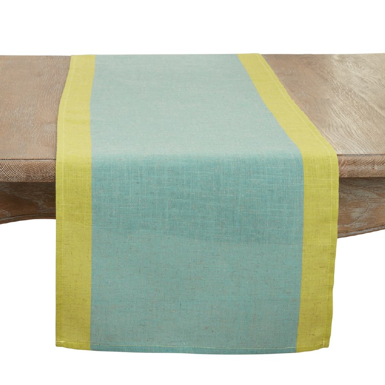 COLOR BORDER RUNNER SEA GREEN